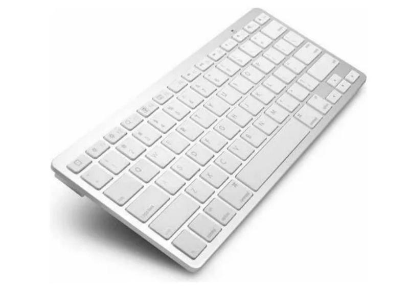 Imagem de Teclado + Mouse Bluetooth Slim Para Tablet Galaxy S9 FE Plus 12.4