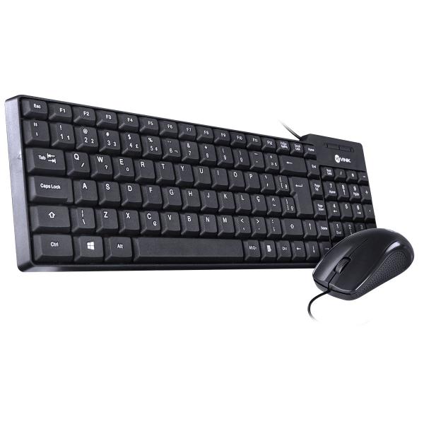 Imagem de Teclado + Mouse Dynamic ABNT2 1000 DPI USB 1.8 Metros Preto - CD100