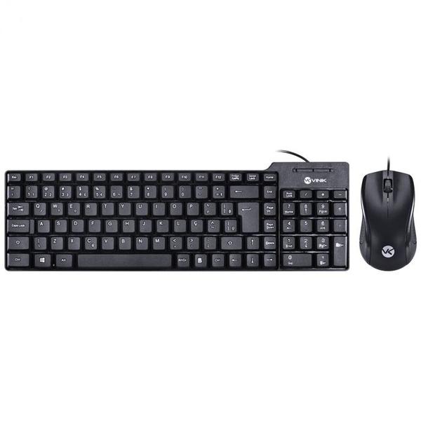 Imagem de Teclado + mouse dynamic abnt2 1000 dpi usb 1.8 metros preto - cd100