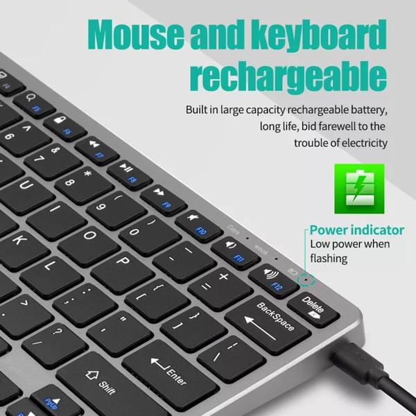 Imagem de Teclado + Mouse Recarregável P/ Mini Pc Dell Wyse 5010