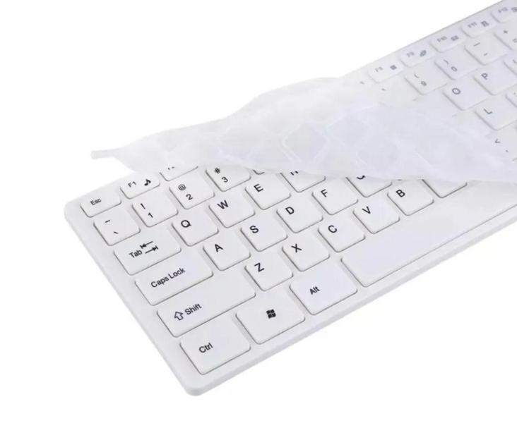 Imagem de Teclado + Mouse Sem Fio Slim Para Notebook Samsung Chromebook 11