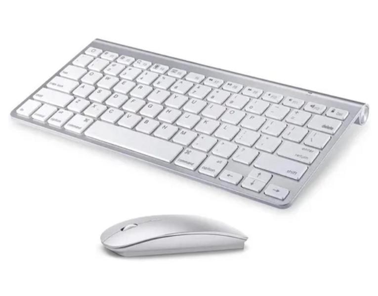 Imagem de Teclado + Mouse Sem Fio Wireless Para Tablet Samsung S6 Lite P615