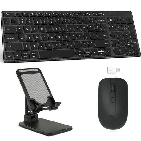 Imagem de Teclado, Mouse, Suporte Tablet 10.5 Preto Homologação: 136132205567