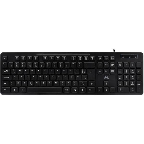 Imagem de Teclado Mtek KB-8269 com Cabo - Preto (Portugues)