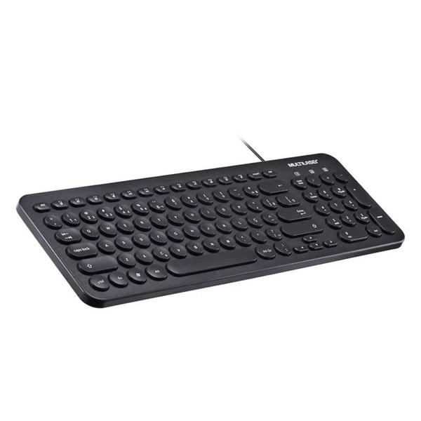 Imagem de Teclado Multilaser Com Fio E Teclas Redondas - Tc234