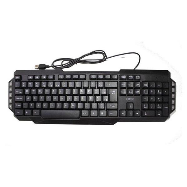 Imagem de Teclado Multiwork, com fio  ABNT2 Preto - TC103 - Oex