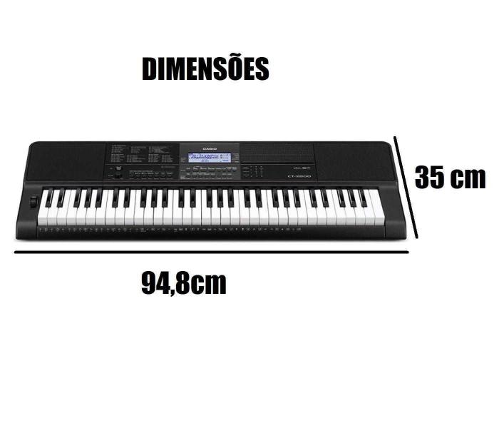 Imagem de Teclado Musical Ct-x800 Casio 61 Teclas Sensitivas Ctx800