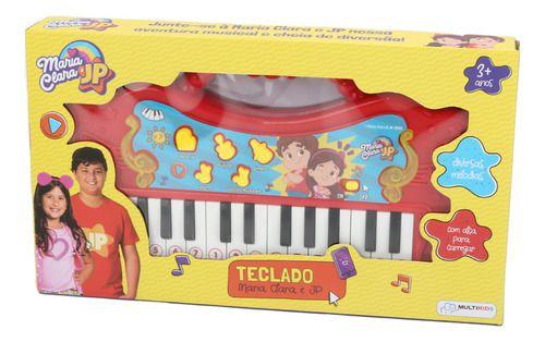 Imagem de Teclado Musical Maria Clara e JP com Luz e Som - Multikids