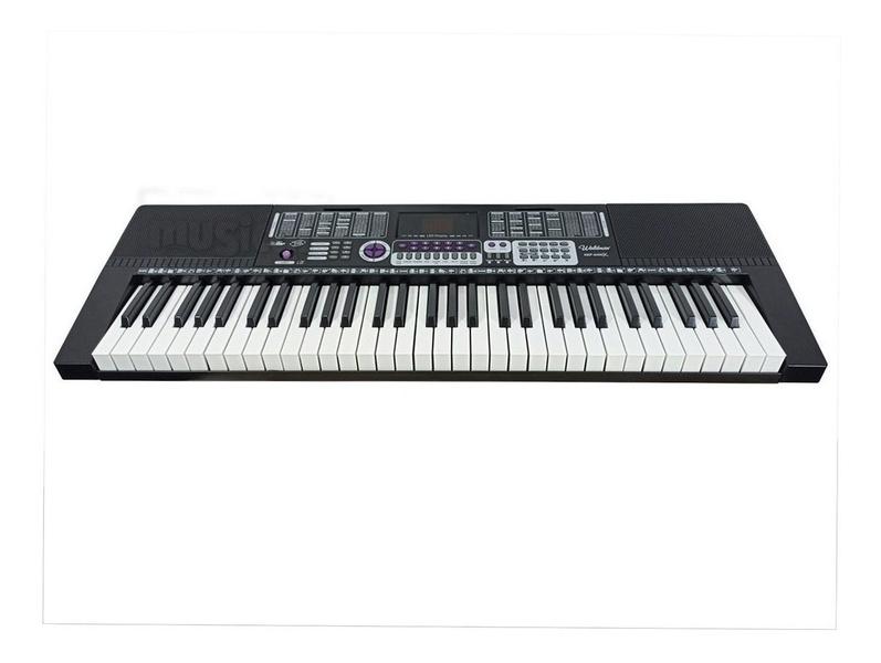 Imagem de Teclado Musical Para Iniciantes Waldman KEP-6100X Preto 61 teclas