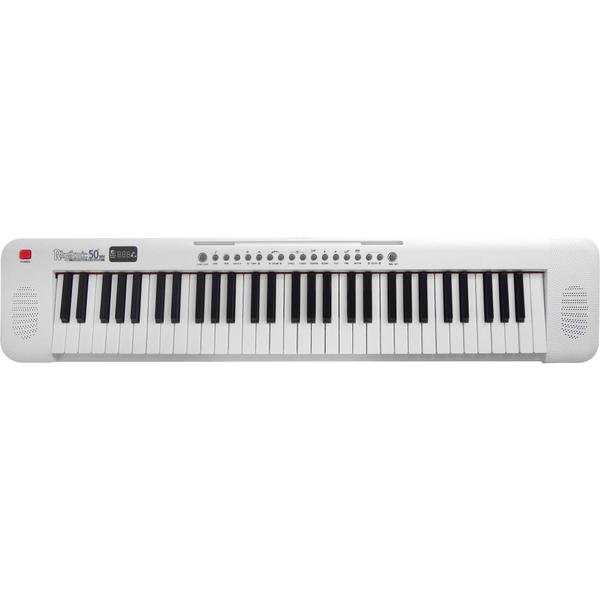 Imagem de Teclado Musical Portátil 61 Teclas Rhythmic50WH Branco