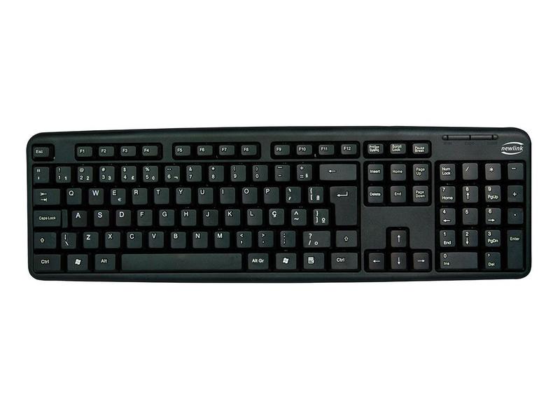 Imagem de Teclado Newlink Level TC308, USB, Preto, ABNT2