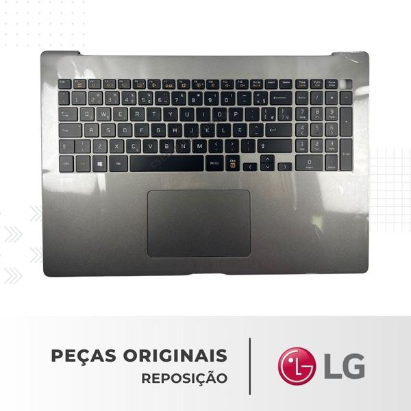 Imagem de Teclado Notebook com Gabinete LG AFP76391402 17Z90NVBJ51P1 Prata Original