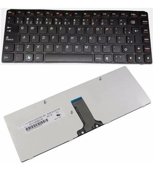 Imagem de Teclado Notebook Lenovo Ideapad G475 G470 25-011676 Br Novo