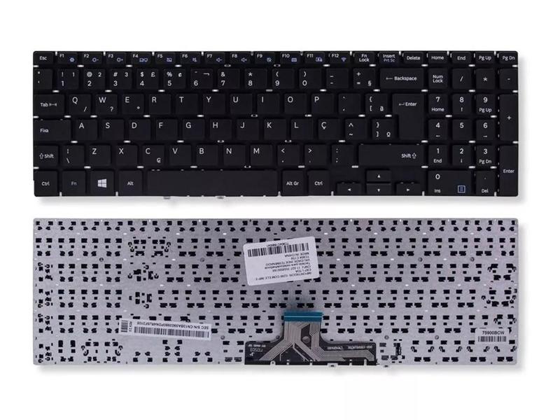 Imagem de Teclado Notebook Para Samsung Expert X50 Np350xbe-xh3br Abnt2 Br