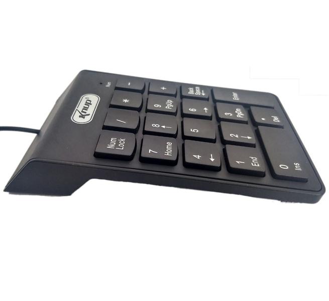 Imagem de Teclado Numérico Com Fio Usb 2.0 Com 18 Teclas  Knup Kp2003