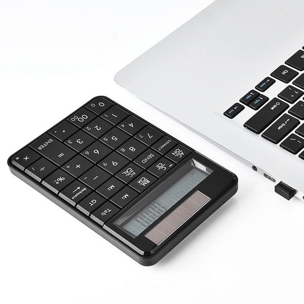 Imagem de Teclado numérico e calculadora DAUERHAFT 2.4G Ultra Slim