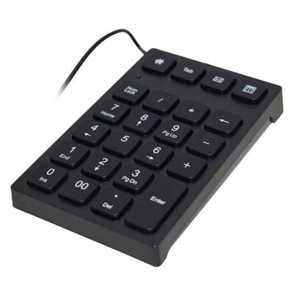 Imagem de Teclado Numérico K-Mex Usb Kp-2403 Preto