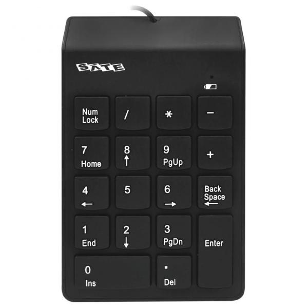 Imagem de Teclado Numerico Sate AK-184 USB Preto