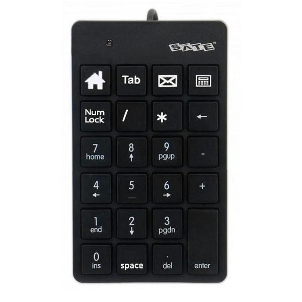 Imagem de Teclado Numerico Satellite AK-182 USB Preto