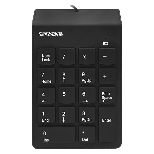 Imagem de Teclado Numerico Satellite AK-184 - Preto