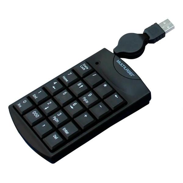 Imagem de Teclado numerico usb 2.0 kp-2003a - preto