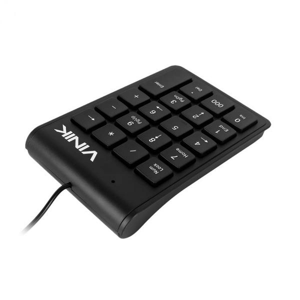 Imagem de Teclado numerico usb dynamic 20 teclas cabo 1.8m preto - dt91