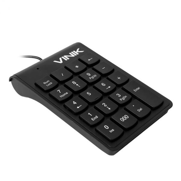 Imagem de Teclado numerico usb dynamic 20 teclas cabo 1.8m preto - dt91