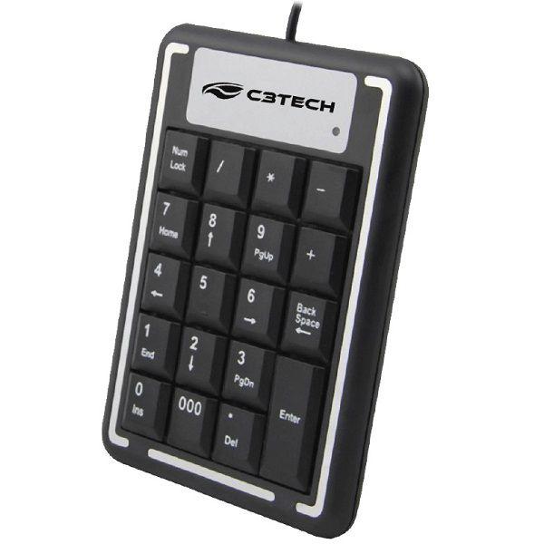 Imagem de Teclado Numerico USB KN-11BK C3 TECH