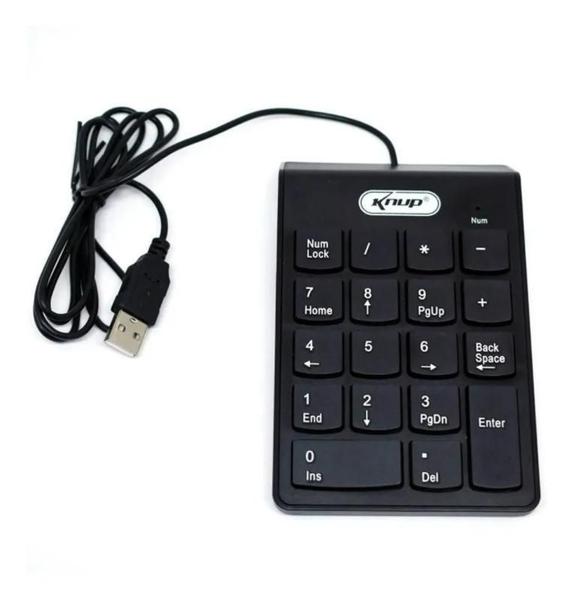 Imagem de Teclado Numérico Usb Knup Para Pc Notebook