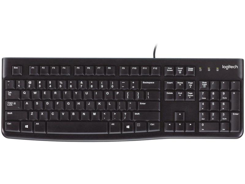 Imagem de Teclado Numérico USB Logitech ABNT Preto K120