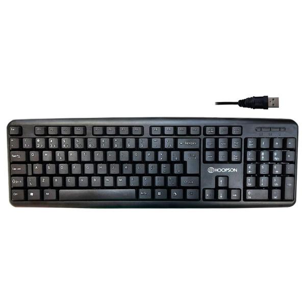 Imagem de Teclado office USB Multimidia preto  tpc058  tpc-058