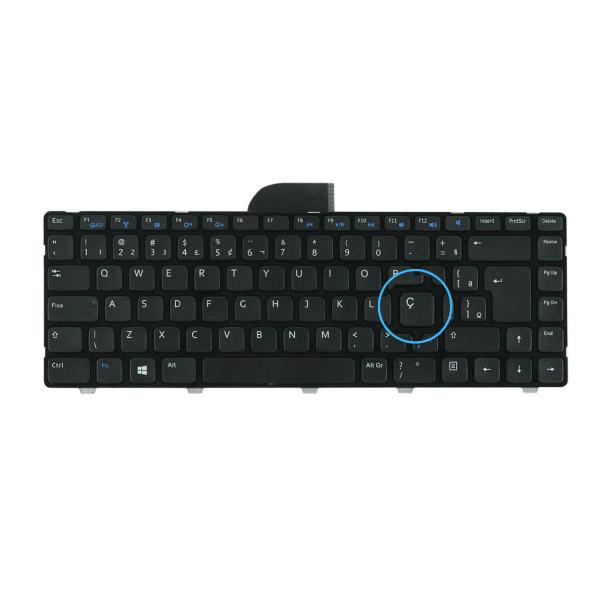 Imagem de Teclado P/ Dell Inspiron 3421  14r 5421 Ç Preto