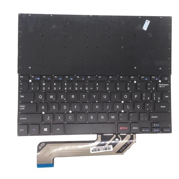 Imagem de Teclado p/ notebook  multilaser  legacy book pc130 - pc135  br