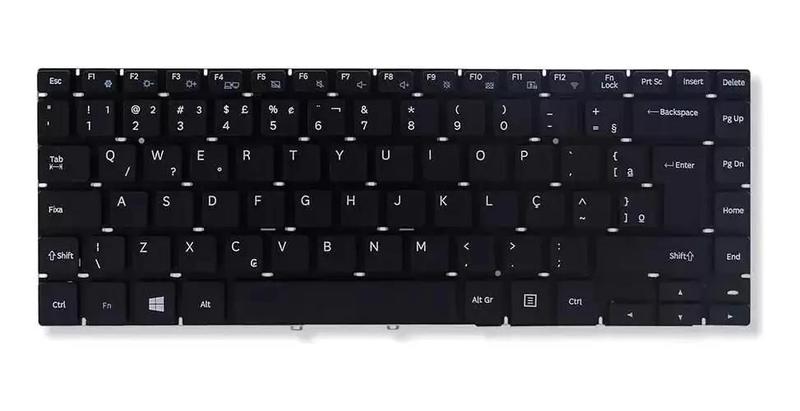 Imagem de Teclado P/ Notebook Samsung Modelo Np370 E4k Np370e4k-kd3br