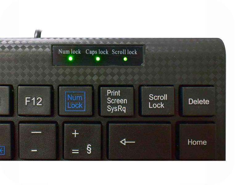 Imagem de Teclado Padrao ABNT2 KB-D428 USB Preto Sem Logo K-mex