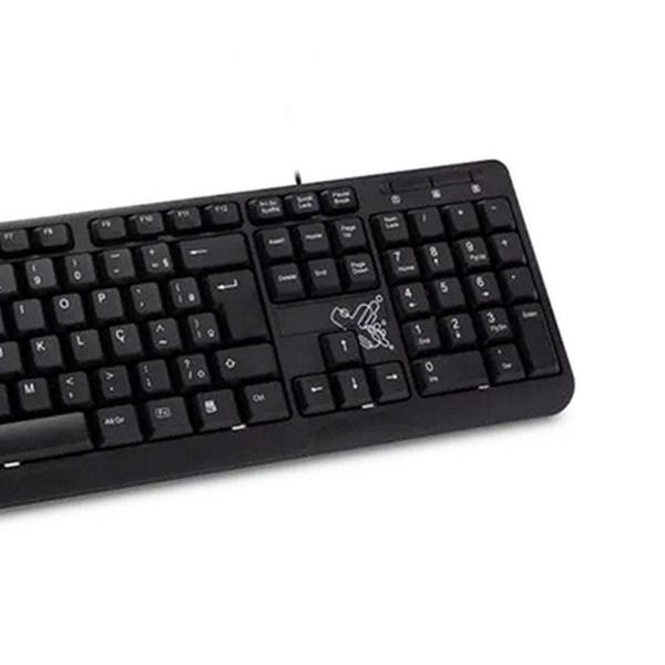 Imagem de Teclado Padrão PS2 608088 Preto - Maxprint