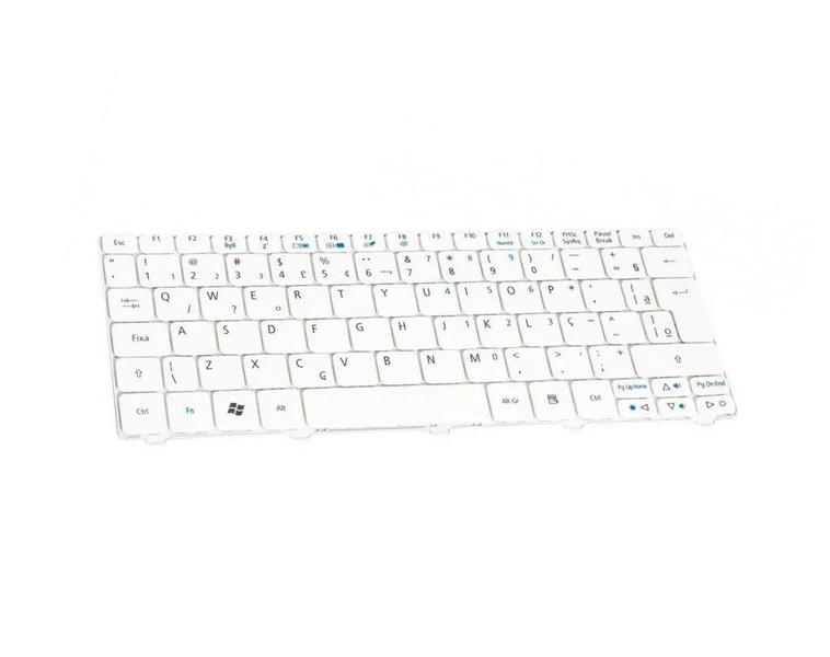 Imagem de Teclado Para Acer Aspire One 532h 521 522 Pk130d32a18 Branco