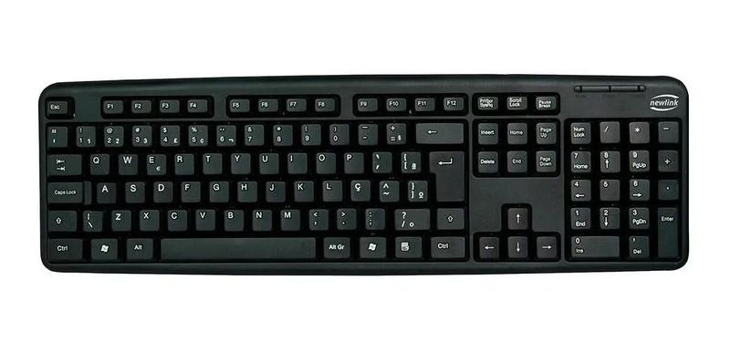 Imagem de Teclado Para Computador Usb Preto Abnt2 Tc310 Newlink