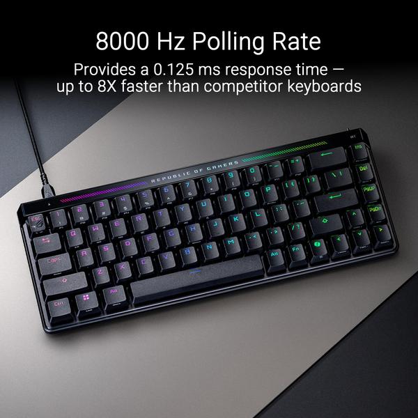 Imagem de Teclado para jogos ASUS ROG Falchion Ace HFX 65% com switches