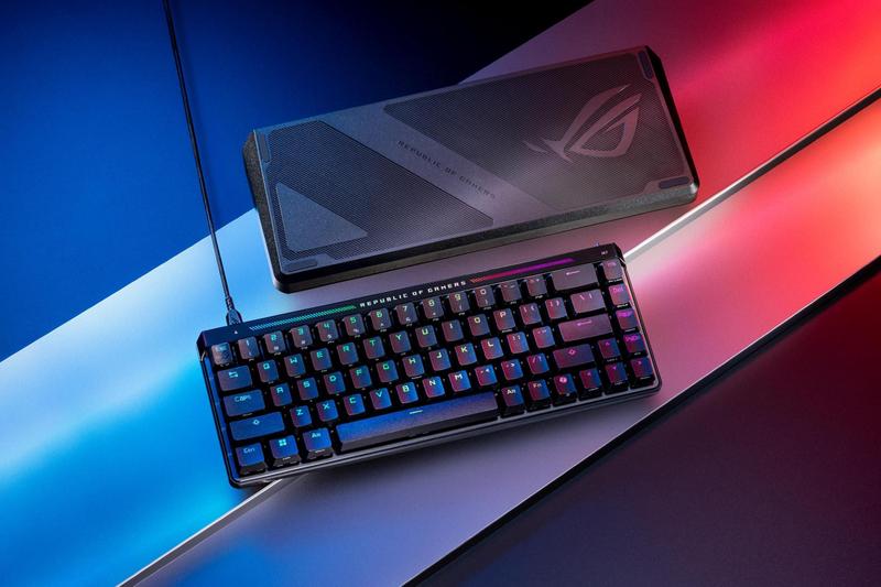 Imagem de Teclado para jogos ASUS ROG Falchion Ace HFX 65% com switches