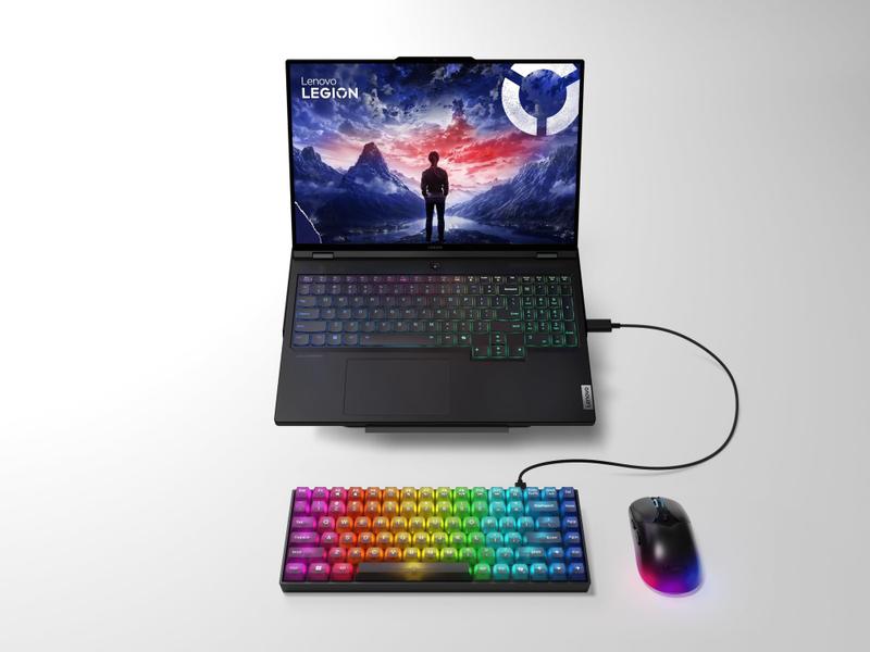 Imagem de Teclado para jogos Lenovo Legion K510 Mini Pro com fio mecânico