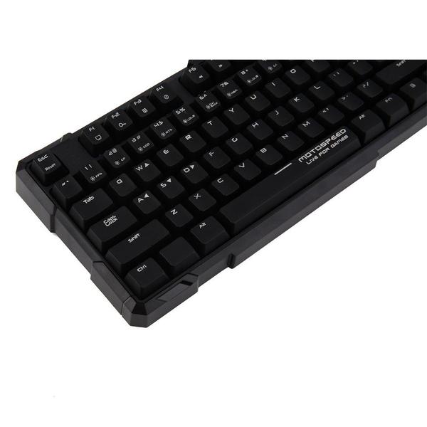 Imagem de Teclado para jogos portátil Mechanical Mix Switch preto