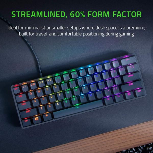 Imagem de Teclado para jogos Razer Huntsman Mini 60% com interruptores ópticos Clicky