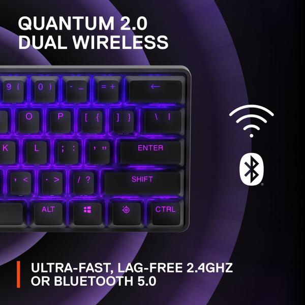 Imagem de Teclado para jogos SteelSeries Apex Pro Mini Wireless RGB