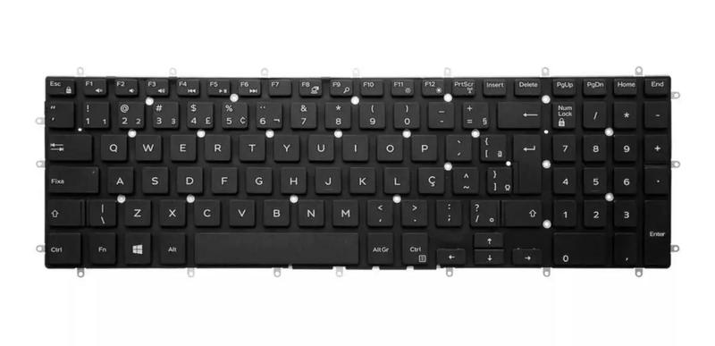 Imagem de Teclado Para Note Dell Inspiron 15 3580 3583 3584 Dell Gaming G3 3579 Dell Gaming G7 i15-7588 Dell Vostro 15 3580