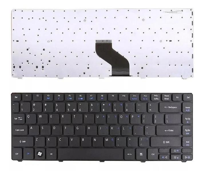 Imagem de Teclado Para Notebook Acer Aspire Pk1307r1a30 Mp-09g26pa 3810t 4810t