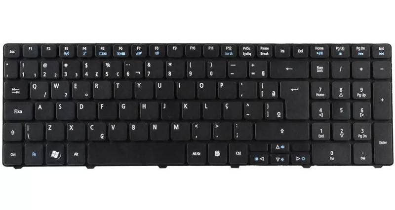 Imagem de Teclado Para Notebook Acer Aspire PK130C93A16 MP-09B26P0-6983 NSK-AL11K 9ZN1H8211K