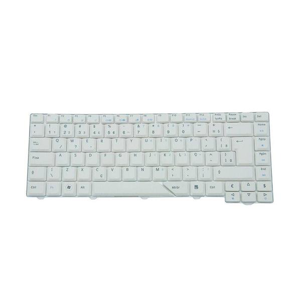 Imagem de Teclado para Notebook bringIT compatível com Acer Aspire 5920G  Branco ABNT2