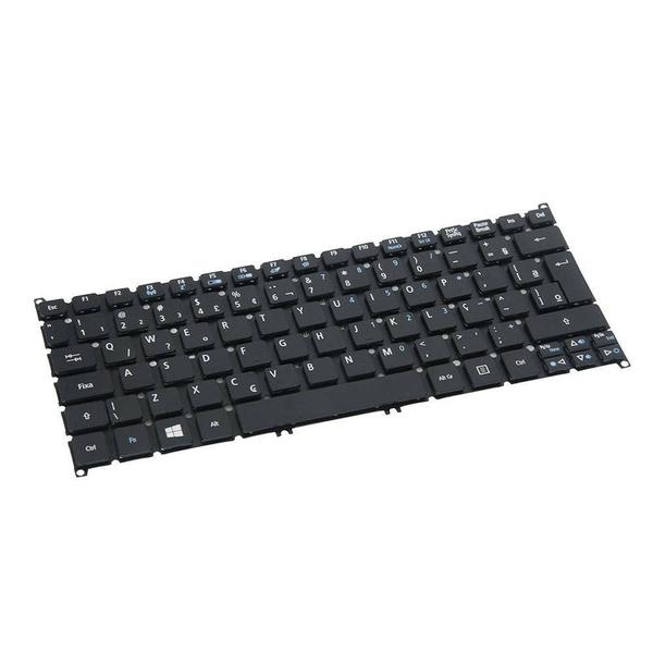 Imagem de Teclado para Notebook bringIT compatível com Acer Aspire 725 756 90.4BT07.S1B  Preto ABNT2