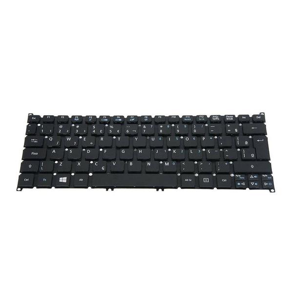 Imagem de Teclado para Notebook bringIT compatível com Acer Aspire S3-391  Preto ABNT2